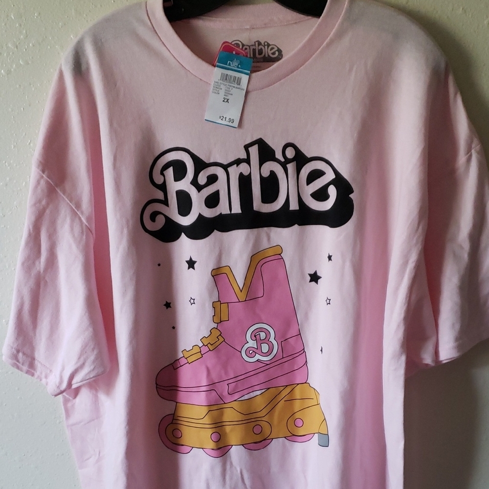 Barbie Pink Roller Skate Kids Tee Rue21